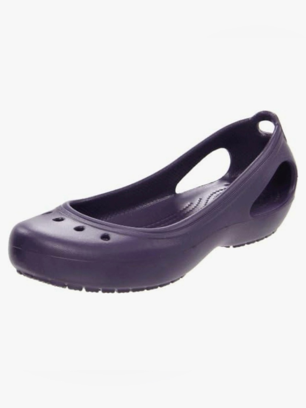 CROCS Women's Size 7 Kadee Slip-On Ballet Flats in Purple Casual Career Classic